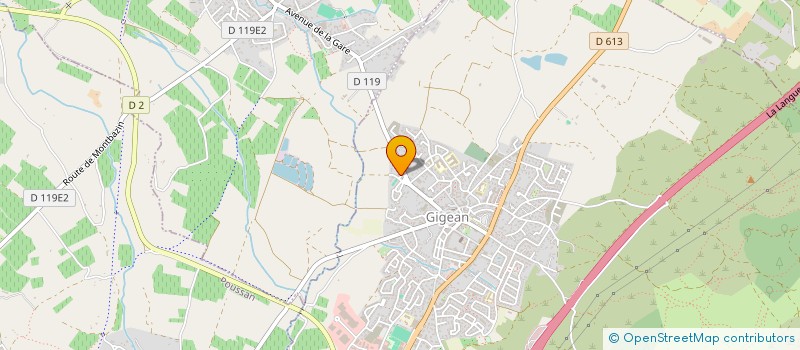 localisation de l'entreprise MONSIEUR ANTHONY BRUNEL  GIGEAN