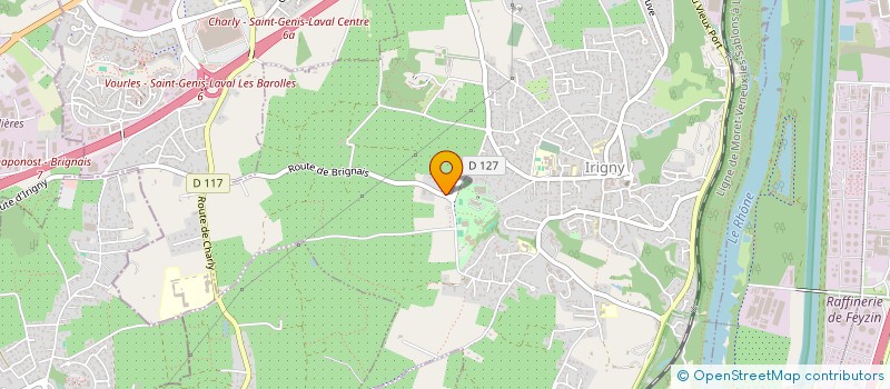 localisation de l'entreprise MONSIEUR ANTHONY BRUNET  IRIGNY