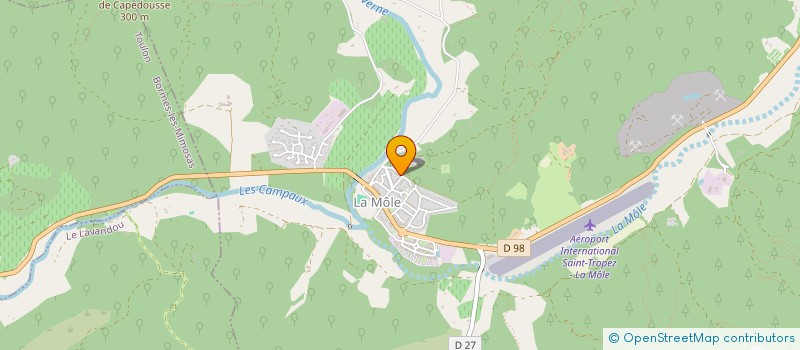 localisation de l'entreprise MONSIEUR ANTHONY BRUNOD  LA MOLE