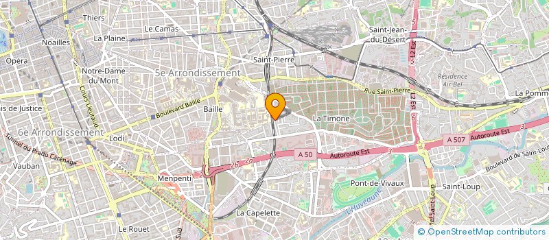 localisation de l'entreprise MONSIEUR ANTHONY BRUYERE  MARSEILLE