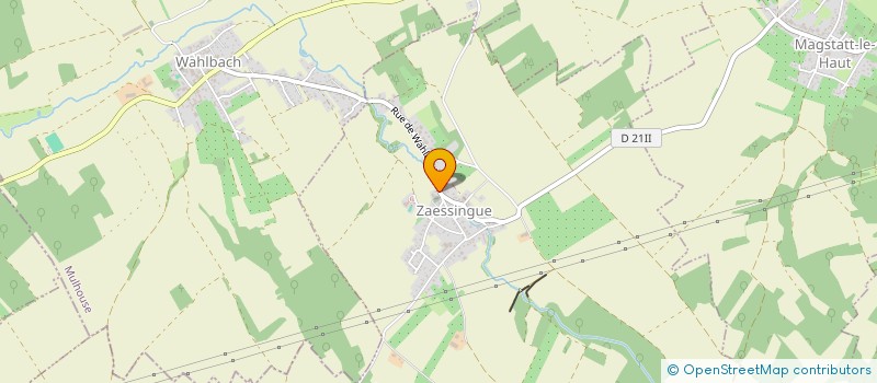 localisation de l'entreprise MONSIEUR ANTHONY BUBENDORFF  ZAESSINGUE