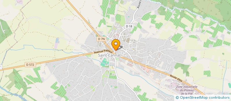 localisation de l'entreprise MONSIEUR ANTHONY BUCCO  SAINT-CANNAT