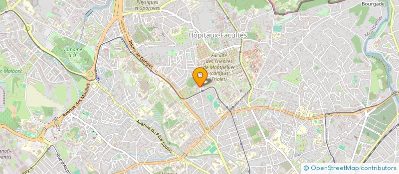 localisation de l'entreprise MONSIEUR ANTHONY BULGHERONI  MONTPELLIER