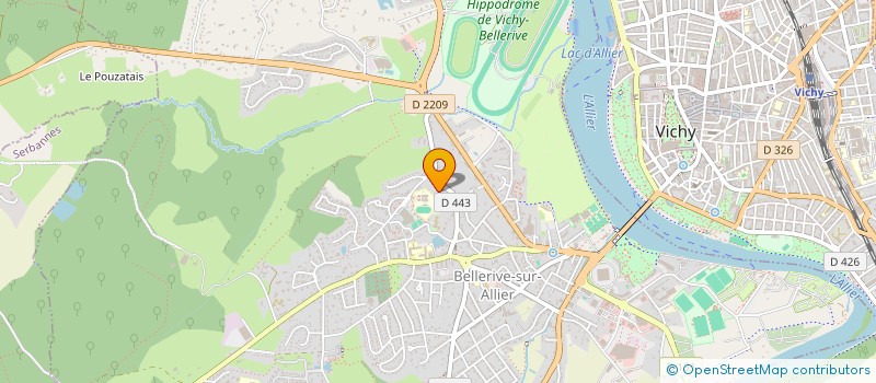 localisation de l'entreprise MONSIEUR ANTHONY BURKART  BELLERIVE-SUR-ALLIER