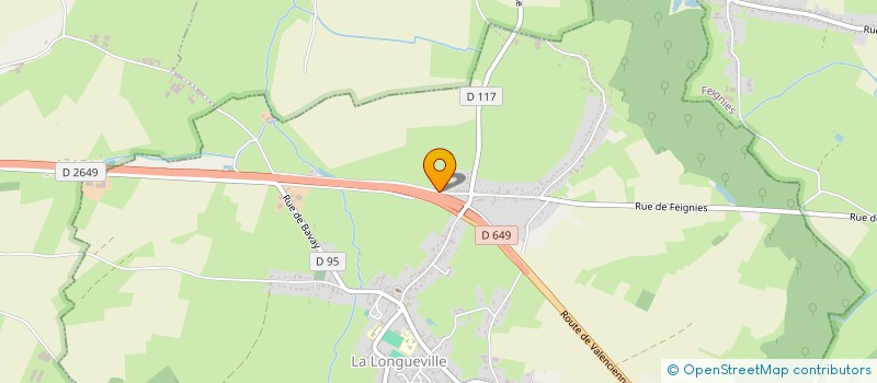 localisation de l'entreprise MONSIEUR ANTHONY BUSINE  LA LONGUEVILLE