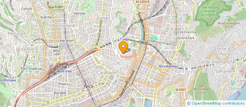 localisation de l'entreprise MONSIEUR ANTHONY BUSNEL à NICE
