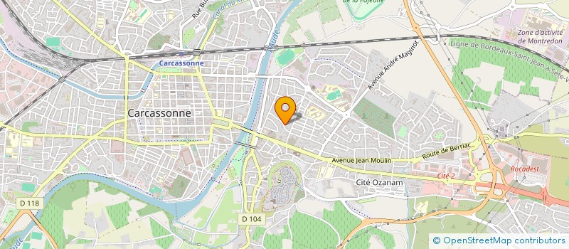 localisation de l'entreprise MONSIEUR ANTHONY BUSTOS  CARCASSONNE