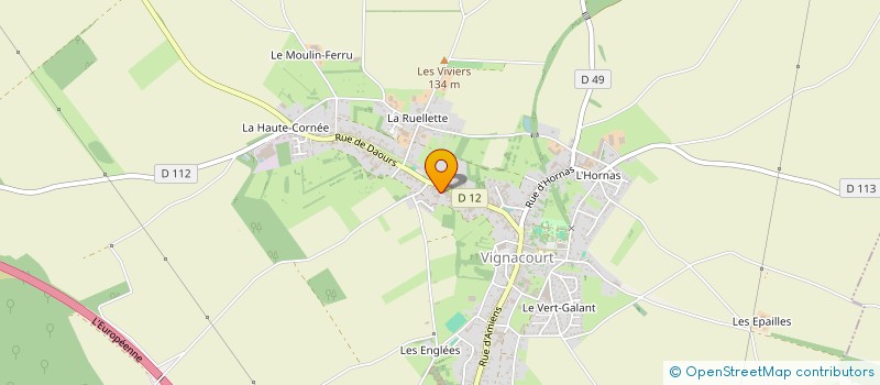 localisation de l'entreprise MONSIEUR ANTHONY BUTIN  VIGNACOURT