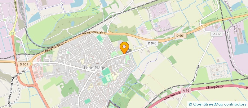 localisation de l'entreprise MONSIEUR ANTHONY BYL  LOON-PLAGE