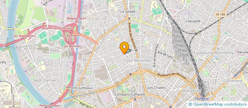 localisation de l'entreprise MONSIEUR ANTHONY CABAU à TOULOUSE