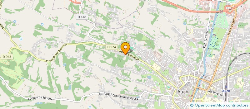 localisation de l'entreprise MONSIEUR ANTHONY CABOS  AUCH