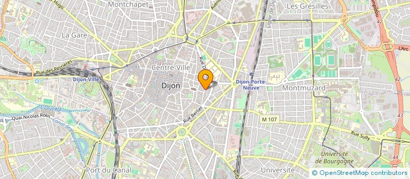 localisation de l'entreprise MONSIEUR ANTHONY CADEL à DIJON