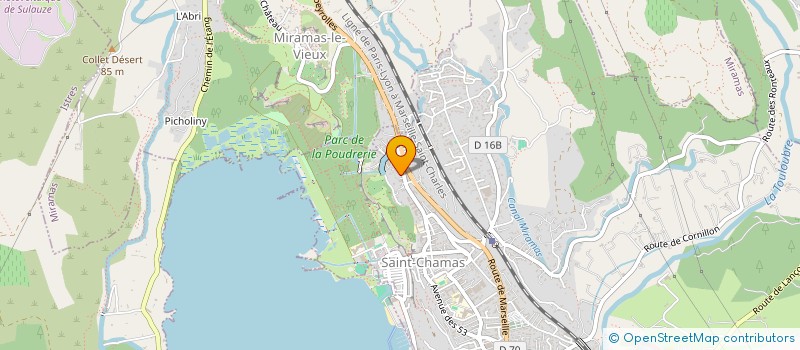 localisation de l'entreprise MONSIEUR ANTHONY CAIRE  SAINT CHAMAS