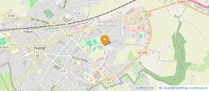 localisation de l'entreprise MONSIEUR ANTHONY CALABRESE  YVETOT