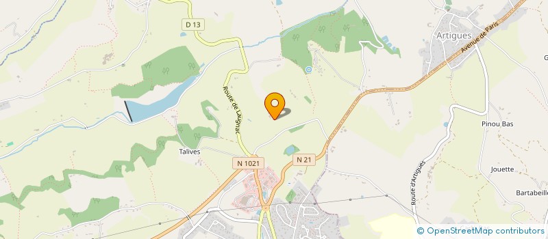 localisation de l'entreprise MONSIEUR ANTHONY CALBO  FOULAYRONNES