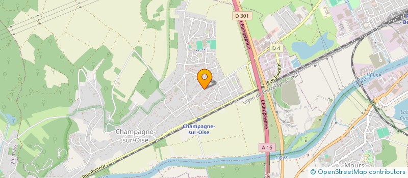 localisation de l'entreprise MONSIEUR ANTHONY CALLARD  CHAMPAGNE-SUR-OISE