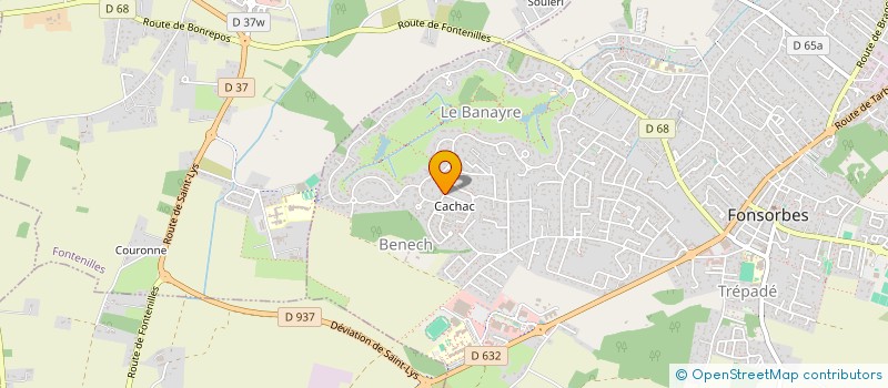 localisation de l'entreprise MONSIEUR ANTHONY CALLIGARIS  FONSORBES