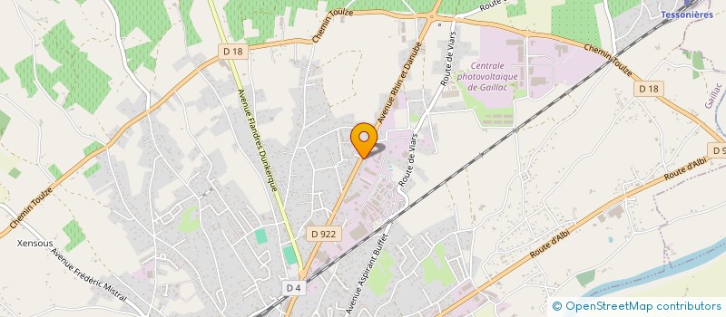 localisation de l'entreprise MONSIEUR ANTHONY CAMBEFORT  GAILLAC