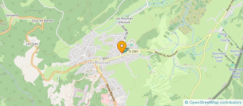 localisation de l'entreprise MONSIEUR ANTHONY CAMILLERI  LES ROUSSES