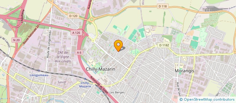 localisation de l'entreprise MONSIEUR ANTHONY CAMPANELLA  CHILLY-MAZARIN