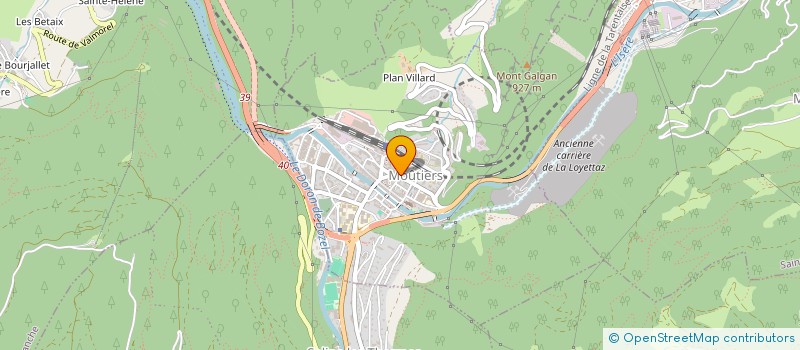 localisation de l'entreprise MONSIEUR ANTHONY CAMPOS  MOUTIERS