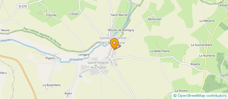 localisation de l'entreprise MONSIEUR ANTHONY CAMUS à SAINT-HILAIRE-LE-CHATEL