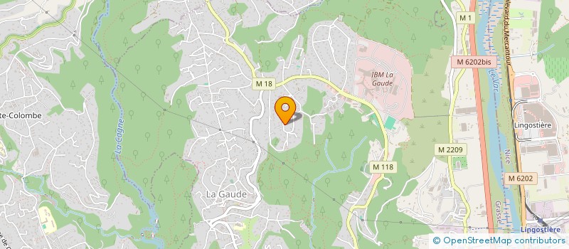 localisation de l'entreprise MONSIEUR ANTHONY CANALES  VENCE