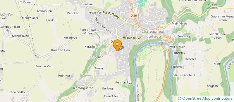 localisation de l'entreprise MONSIEUR ANTHONY CAPDEVILLE à CHATEAUNEUF-DU-FAOU