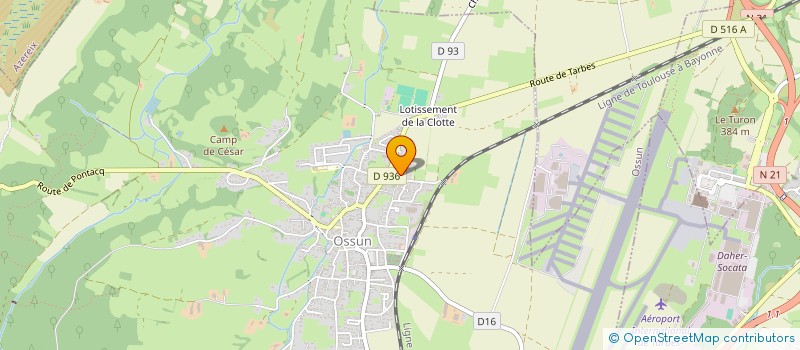 localisation de l'entreprise MONSIEUR ANTHONY CAPELLO  OSSUN