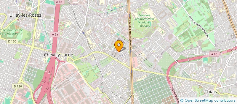 localisation de l'entreprise MONSIEUR ANTHONY CAPOCCI  CHEVILLY-LARUE