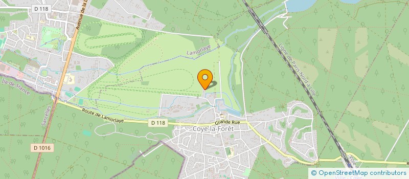 localisation de l'entreprise MONSIEUR ANTHONY CAQUET  COYE-LA-FORET