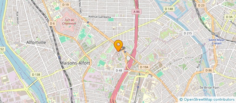 localisation de l'entreprise MONSIEUR ANTHONY CARAMAN  MAISONS-ALFORT