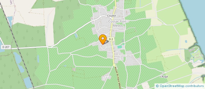 localisation de l'entreprise MONSIEUR ANTHONY CARBONEL  CUSSAC-FORT-MEDOC