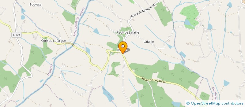 localisation de l'entreprise MONSIEUR ANTHONY CARCAILLON  AUTY