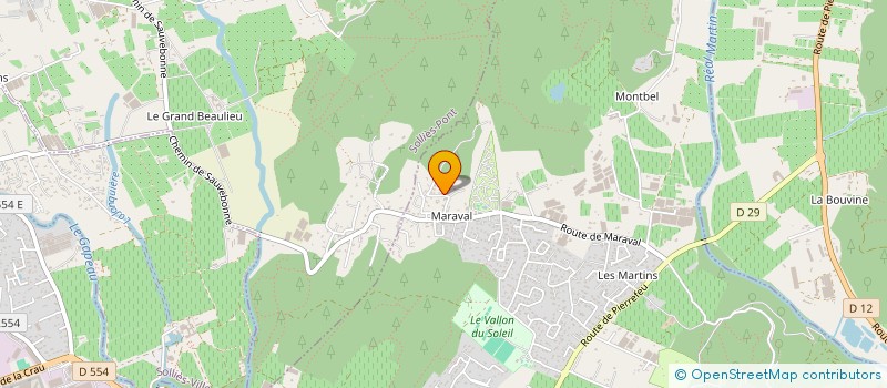 localisation de l'entreprise MONSIEUR ANTHONY CARDONA  LA CRAU