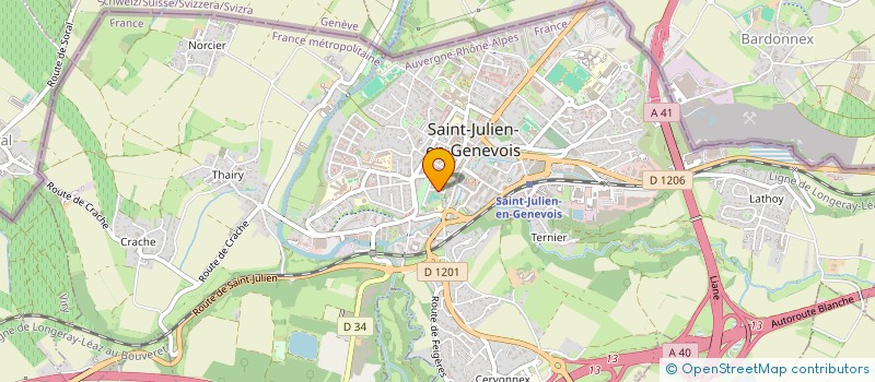 localisation de l'entreprise MONSIEUR ANTHONY CARDOSO  SAINT-JULIEN-EN-GENEVOIS