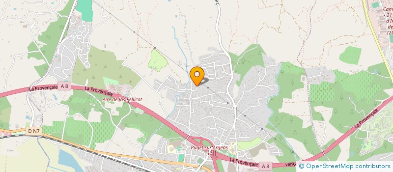 localisation de l'entreprise MONSIEUR ANTHONY CARIFI  PUGET-SUR-ARGENS