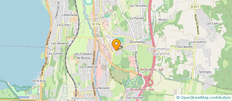 localisation de l'entreprise MONSIEUR ANTHONY CARILLAT  DRUMETTAZ-CLARAFOND