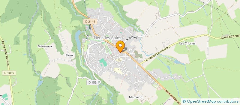 localisation de l'entreprise MONSIEUR ANTHONY CARIUS à NERIS-LES-BAINS