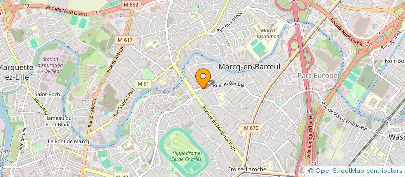 localisation de l'entreprise MONSIEUR ANTHONY CARLONE à MARCQ-EN-BARŒUL