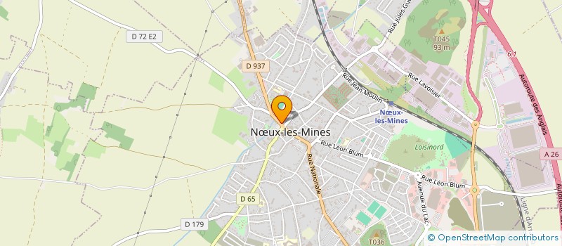 localisation de l'entreprise MONSIEUR ANTHONY CARON  NUX-LES-MINES