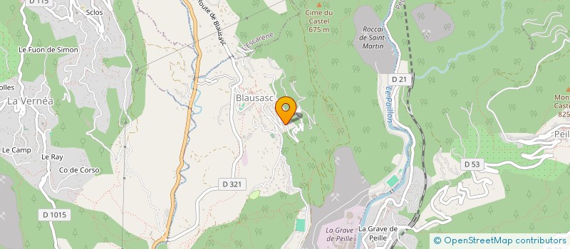 localisation de l'entreprise MONSIEUR ANTHONY CARON  BLAUSASC