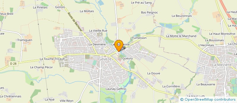 localisation de l'entreprise MONSIEUR ANTHONY CARPENTIER  GEVEZE