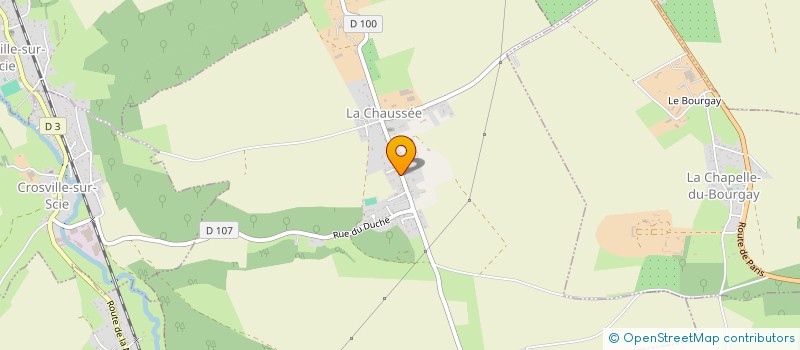 localisation de l'entreprise MONSIEUR ANTHONY CARPENTIER  LA CHAUSSEE