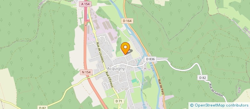 localisation de l'entreprise MONSIEUR ANTHONY CARPENTIER à ACQUIGNY