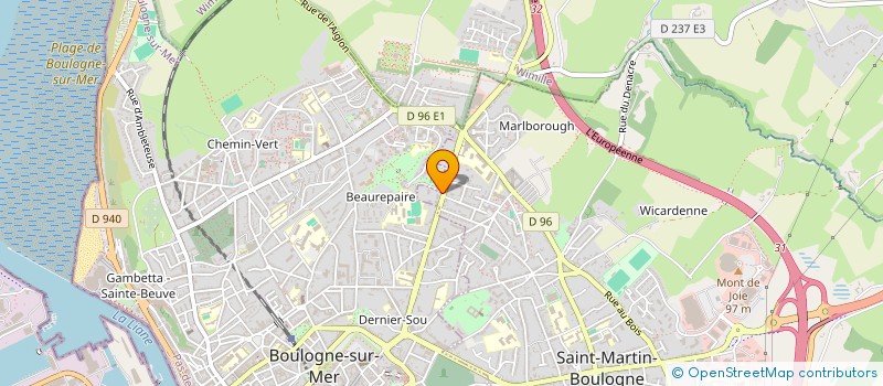 localisation de l'entreprise MONSIEUR ANTHONY CARRE à SAINT-MARTIN-BOULOGNE