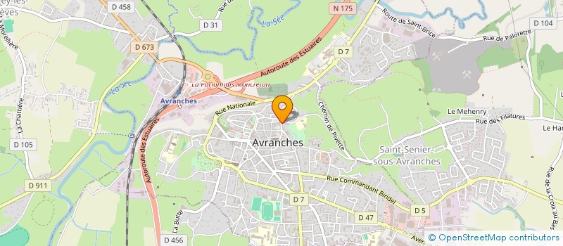 localisation de l'entreprise MONSIEUR ANTHONY CARTWRIGHT à AVRANCHES