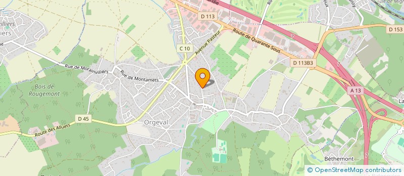 localisation de l'entreprise MONSIEUR ANTHONY CARVALHO à ORGEVAL