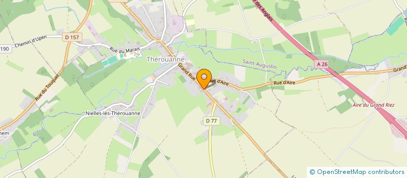 localisation de l'entreprise MONSIEUR ANTHONY CASTIER  THEROUANNE