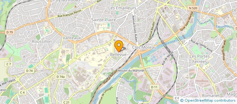 localisation de l'entreprise MONSIEUR ANTHONY CASTRALE à LIMOGES